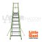 LG19408146 บันไดไฟเบอร์กลาส 8' พร้อมขาค้ำ Stadium No.19408-146 LITTLE GIANT